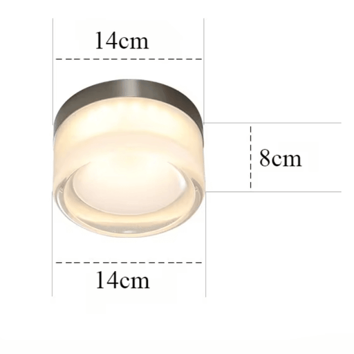 Modern Jelly Wall LED Lamp, dimensions 14cm x 8cm, for Nordic and contemporary interiors.