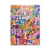 Vibrant Love Graffiti Art Canvas with pink hues and abstract design, perfect for modern interiors.