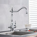 360° Rotatable Dual Spout Kitchen Faucet - HomeComfort365