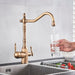 360° Rotatable Dual Spout Kitchen Faucet - HomeComfort365