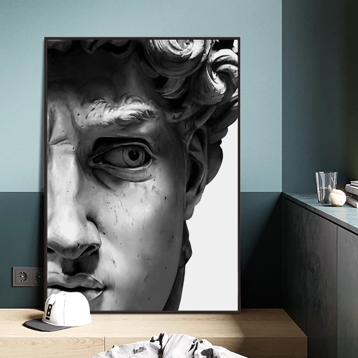 The David of Michelangelo Canvas