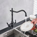 360° Rotatable Dual Spout Kitchen Faucet - HomeComfort365