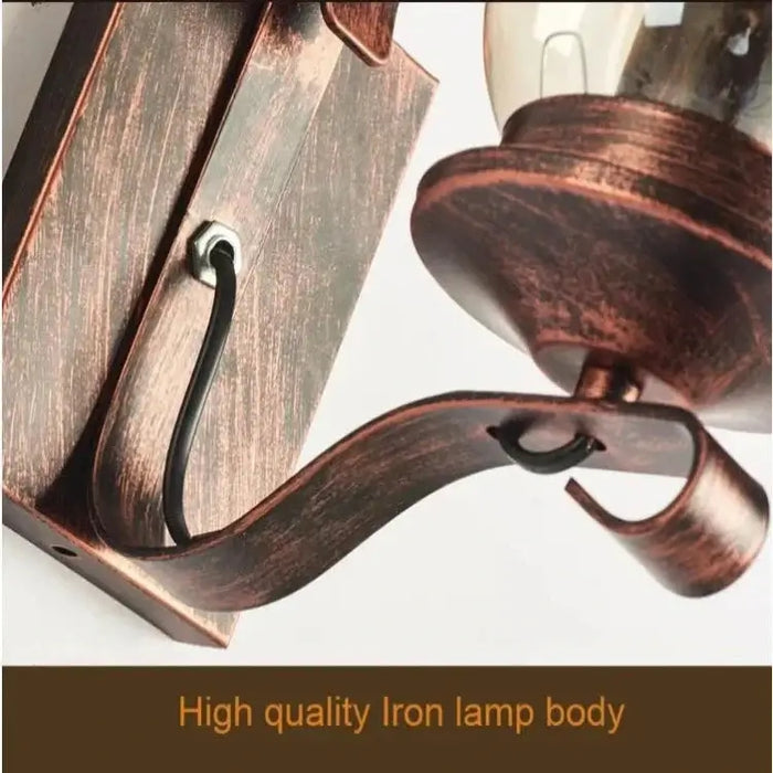 Retro Industrial Iron Wall Lamp