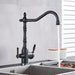 360° Rotatable Dual Spout Kitchen Faucet - HomeComfort365