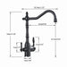 Dual-Handle Kitchen Faucet with Water Filter - HomeComfort365