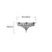 Luxury Crystal Stone Grand Chandelier dimensions, Dia 60cm and H60cm, elegant for home decor.