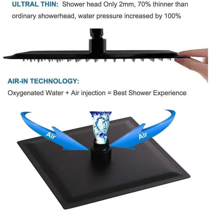 Bathroom Rainfall Shower System - HomeComfort365