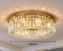 Luxury modern crystal round ceiling chandelier with 100cm diameter, featuring premium crystal design for elegant illumination.