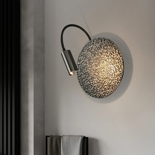 Italian luxury wall lamp with touch switch elegance, featuring sleek metal design, perfect for adding sophistication to interiors.