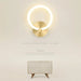 Modern Nordic LED Ring Wall Lamp in elegant minimalist design, ideal for contemporary home decor and ambient lighting.