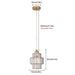 Tiered crystal glass pendant light with adjustable chain and LED illumination, perfect for luxurious home decor.