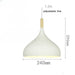 Nordic Teardrop Wood Pendant Light with adjustable 1.2m line and dimensions of 290mm height and 240mm width.