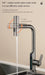 Modern kitchen faucet with hydroelectric LED display and adjustable 360-degree rotation for flexible water outlet modes.