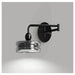 Italian Minimalist Swing Arm Wall Lamp in black, wall-mounted with adjustable arm, ideal for modern interiors.