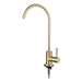 Eco-Friendly Drinking Water Faucet in brushed gold with lead-free stainless steel design for modern kitchens.