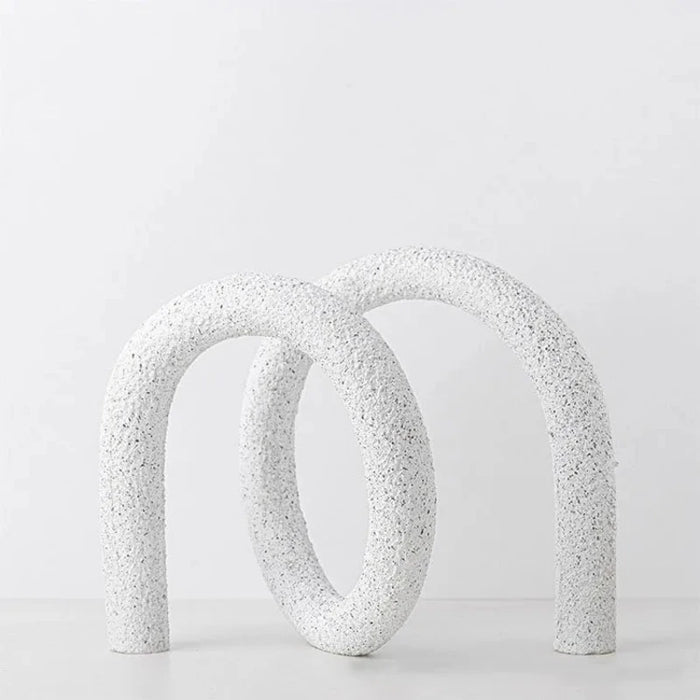 Abstract Knot Line Resin Sculpture - HomeComfort365