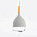 Nordic Teardrop Wood Pendant Light with aluminum shade and wooden handle, measuring 170mm, ideal for modern interiors.