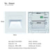 "Recessed LED Stai walkway light dimensions and specifications"