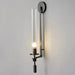 Retro Glass Wall Lamp, gold vintage sconce with glass shade, perfect for living room, bedroom, or dining area decor.