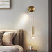 Modern Adjustable Nordic Double Head LED Wall Lamp in bedroom setting